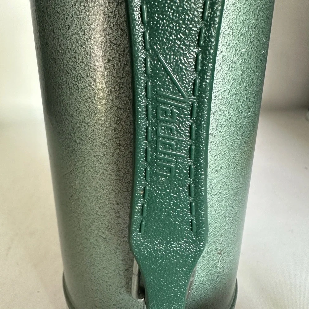 Vintage Aladdin Stanley 1 Quart Vacuum Bottle Thermos A-944DH Hammertone Green - Picture 12 of 14
